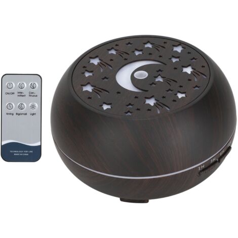 Diffuseur d'huiles essentielles 400ml avec télécommande, idéal pour bureau et maison, prise UE 100‑240V