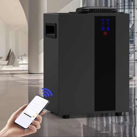 Diffuseur d'huiles essentielles connecté 800ml HVAC pour aromathérapie avec contrôle APP Bluetooth pour maison, KTV, hôtel - Prise US 100-240V