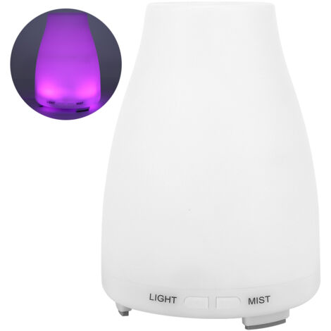 Diffuseur d'huiles essentielles de bureau 200ml avec lumière LED et humidificateur d'air, prise EU 100‑240V