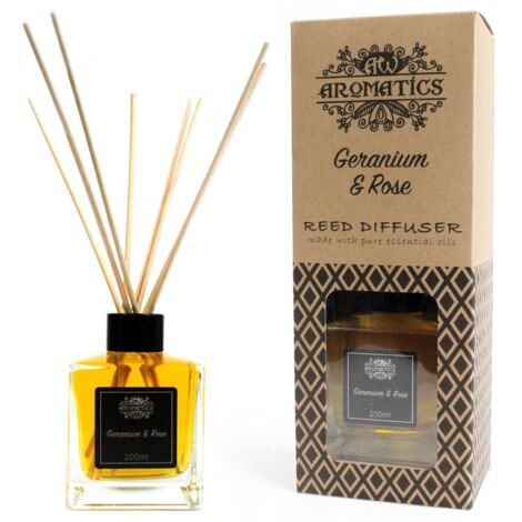 Diffuseur d'huiles essentielles de géranium et de rose. 200 ml- Vendu par 1