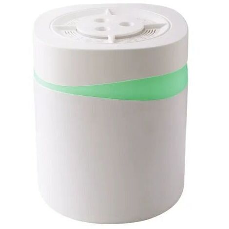 Diffuseur d'huiles essentielles, grande pièce, diffuseur sans eau, nébuliseur sans fil alimenté par batterie, purificateur d'air pour 600 pieds carrés, blanc
