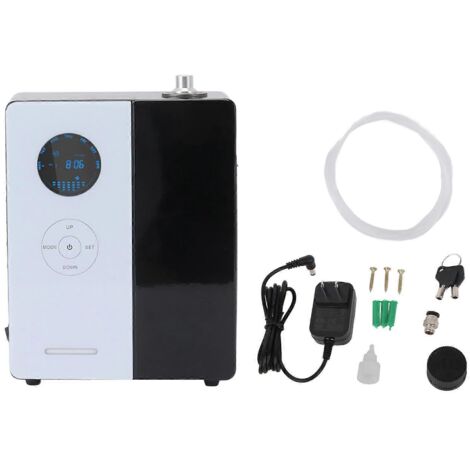 Diffuseur d'huiles essentielles mural électrique 200 ml avec point d'accès Wi-Fi intégré, pour la maison ou le bureau, 100-240 V, blanc, prise américaine.