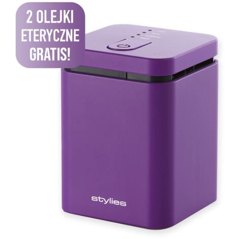 Diffuseur d'huiles essentielles Stylies Elara Purple + 2 huiles GRATUITES
