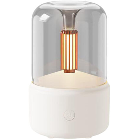 Diffuseur d'Huiles Essentielles USB Lampe LED Brumisateur Aromathérapie Portable Humidificateur Automatique avec Minuterie