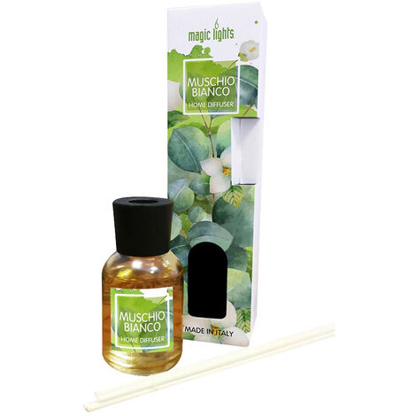 Diffuseur Mikado Musc Blanc 50ml. Magic Lights