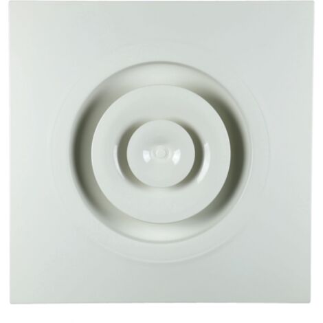 Diffuseur soufflage réglable circulaire acier blanc dalle 600x600 A842 TP D200 ALDES 11051372