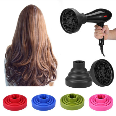 Diffuseur Universel En Silicone Pour Sèche-cheveux De Voyage Pliable