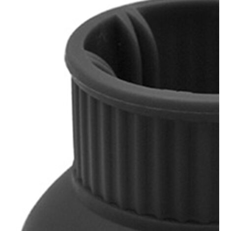 Diffuseur universel en silicone pour sèche-cheveux, portable et pliable, idéal pour salon et usage domestique, couleur noir