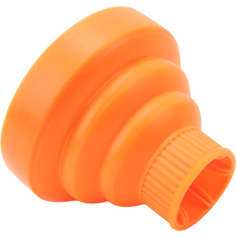 Diffuseur Universel Portable pour Sèche-Cheveux Pliable - Compatible avec Tous Modèles - Orange