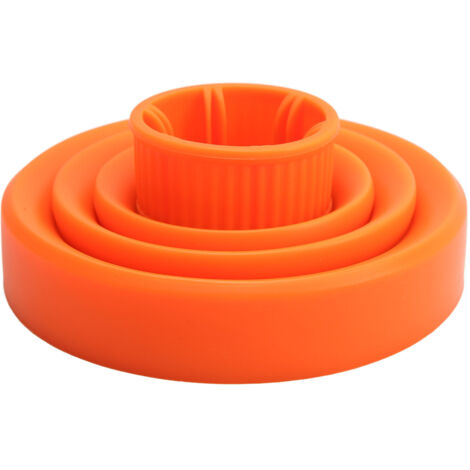 Diffuseur Universel pour Sèche-Cheveux Pliable et Portable - Compatible avec la Majorité des Modèles - Orange