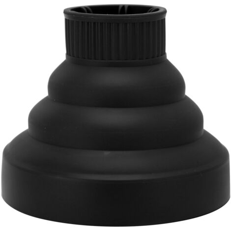Diffuseur Universel pour Sèche-Cheveux Pliable et Portable - Noir