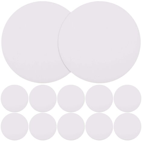 Diffuseurs de Lumière Ronds 6.9 cm, Lot de 20 Plaques pour Photo, Bureau, Vidéo et Éclairage