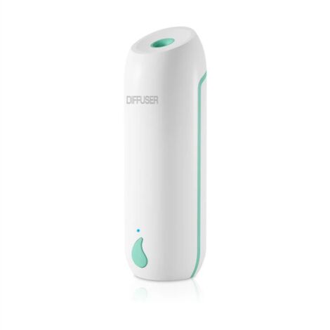 Diffuseurs d'huiles essentiellesDiffuseur d'arôme domestique, purificateur d'air de fumée de formaldéhyde USB pour voiture, diffuseur d'arôme de désodorisation des toilettes (vert, parfum océan)