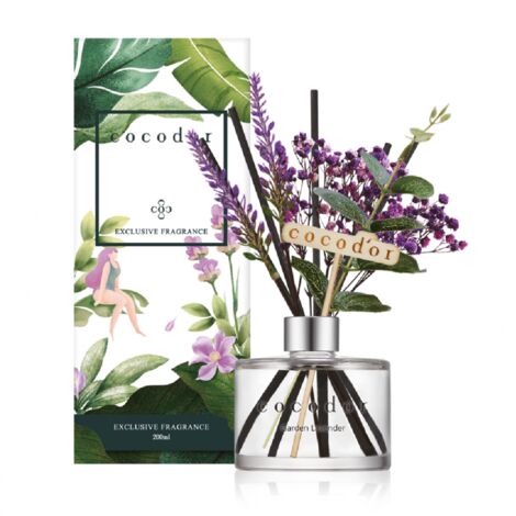 DIFFUSORE A BASTONCINI LAVENDER 200ML - PURE COTTON