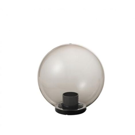 Diffusore a sfera per lampione lampioncino giardino mareco sfera acrilico base normale, diametro 300 mm, colore fumÈ, mao 1080301f