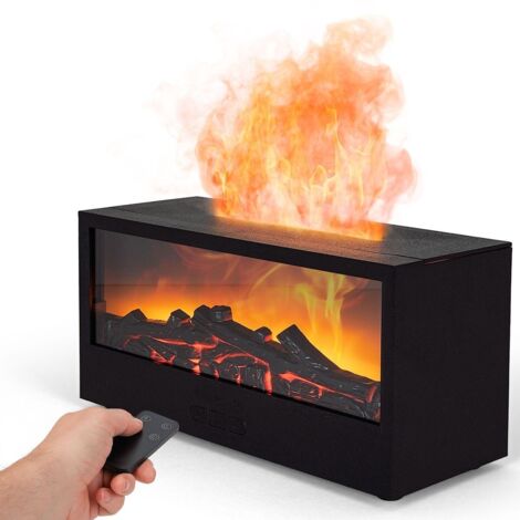 Diffusore di aromi - Diffusore di aromi - Effetto fiamma - Diffusore di fragranze - Umidificatore - Aromaterapia - Luce LED - Colorato - Diffusore di oli essenziali - Atomizzatore - 200 ml per camera 