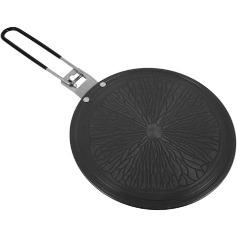Diffusore di calore antiaderente in alluminio per fornelli a gas, manico lungo, 44,5 x 28 cm, utensili da cucina per uno scongelamento rapido e una cottura equilibrata