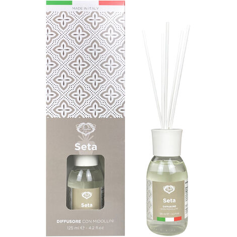 Diffusore Di Fragranza Per Ambienti Midollini 125 ml Prodotto Italiano Profumatore varie Fragranze  Seta