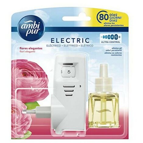 Diffusore Elettrico Per Ambienti Con Ricambio Elegante Ambi Pur (21,5 ml)