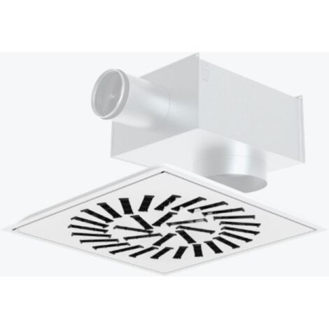 Diffusore elicoidale quadrato systemair vvkr-f-200-600-24-b-sw 229540