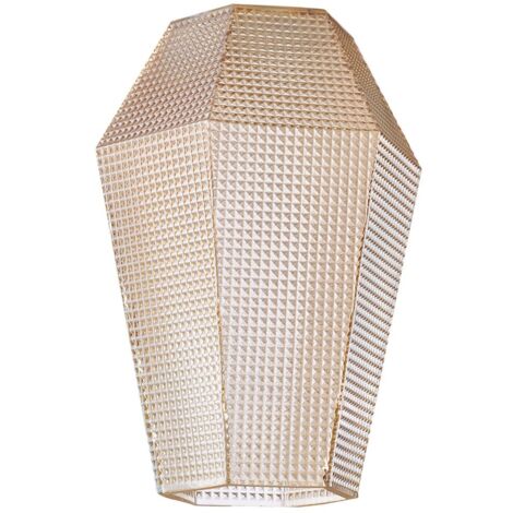 Diffusore In Vetro Soffiato Ambra Forma Esagonale