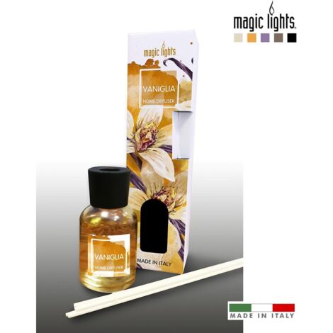Diffusore Mikado alla vaniglia 50ml Luci magiche
