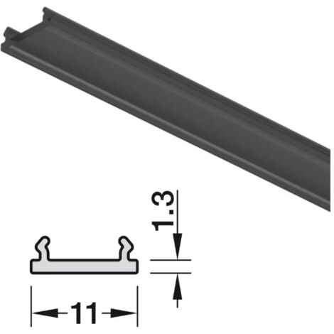 DIFFUSORE NERO MT.3 PER PROFILO LED HAFELE 2103 833.95.759