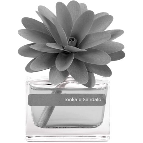 DIFFUSORE PROFUMO A FIORE FLOWER 30ML TONKA E SANDALO