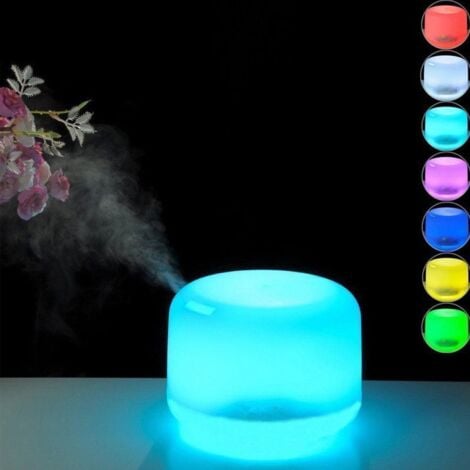Umidificatore ultrasuoni maxi goccia LED multicolore aromaterapia  cromoterapia