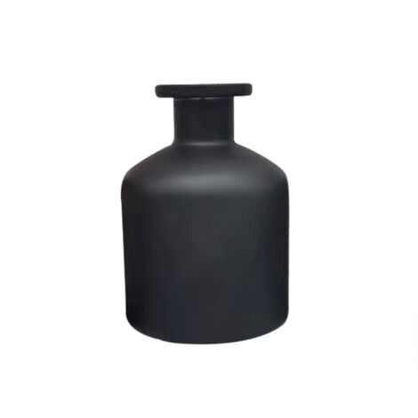 Diffusorflasche für ätherische Öle, 100 ml Glas, Mattschwarz – 6 Stück, wiederverwendbar, umweltfreundlich, rein