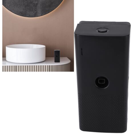 Difusor automático de ABS negro para baños sin suministro de agua, con función de temporizador, para aceites esenciales, para uso en el hogar o en hoteles.
