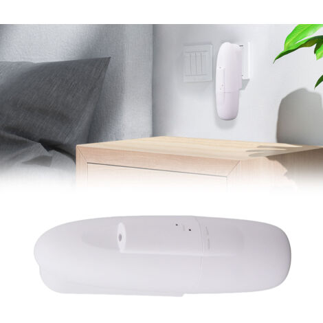 Difusor de aroma Bluetooth de 100 ml, conectividad las 24 horas, dispensador de fragancia inteligente, enchufable, blanco.