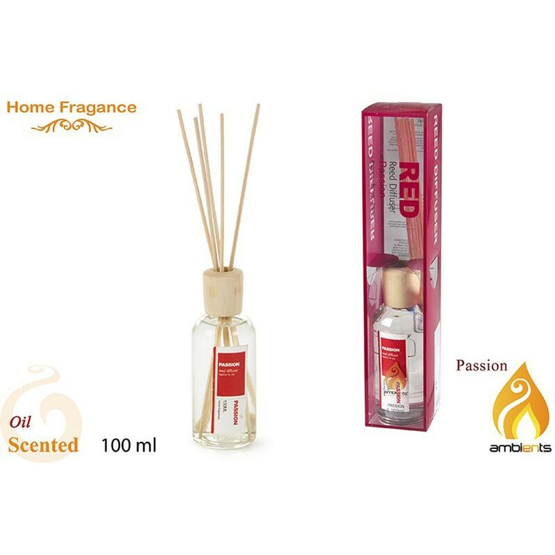 

Home Line - Difusor de aroma en bote de cristal - Modelo pasión (100 ml)