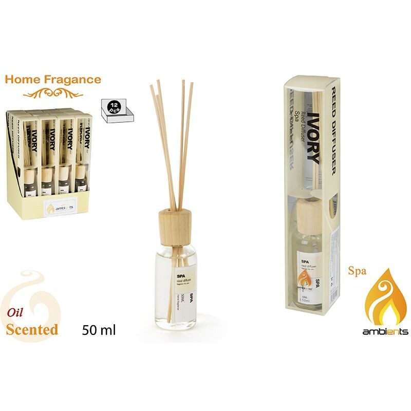 

Home Line - Difusor de aroma en cristal (50 ml). Spa