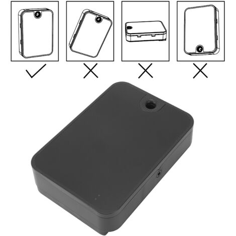 Difusor de aromas inteligente (300 ml), carcasa de plástico ABS negro, para el hogar/hotel, control automático, atomización precisa.