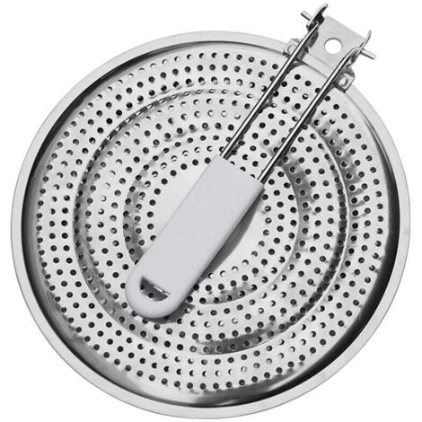 Difusor de calor de acero inoxidable KZQ de 20,3 cm solo para cocina de gas