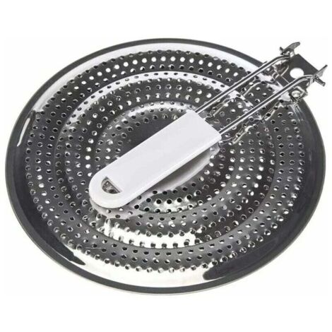 Difusor de calor de acero inoxidable KZQ de 21 cm solo para cocina de gas