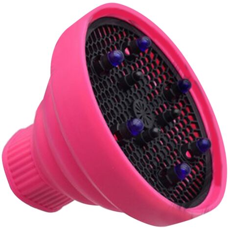 Difusor de silicona de 3,5-5 cm para secador de pelo, accesorio para cabello rizado y ondulado, para uso en salones de belleza y en casa.