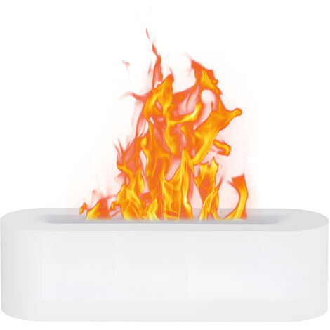 Difusor efecto fuego 150 ml – 7 colores, 3 temporizadores – Silencioso USB – Hogar, oficina o dormitorio – Regalo perfecto Día Madre