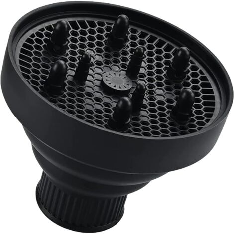 Difusor universal para secador de pelo, boquilla para secador de pelo, difusor de silicona flexible para secador de pelo, funda universal para secador de pelo, herramienta de peluquería para salones d