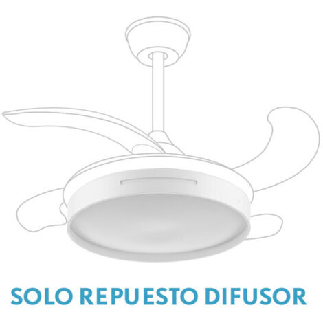 Difusor ventilador mbatis blanco