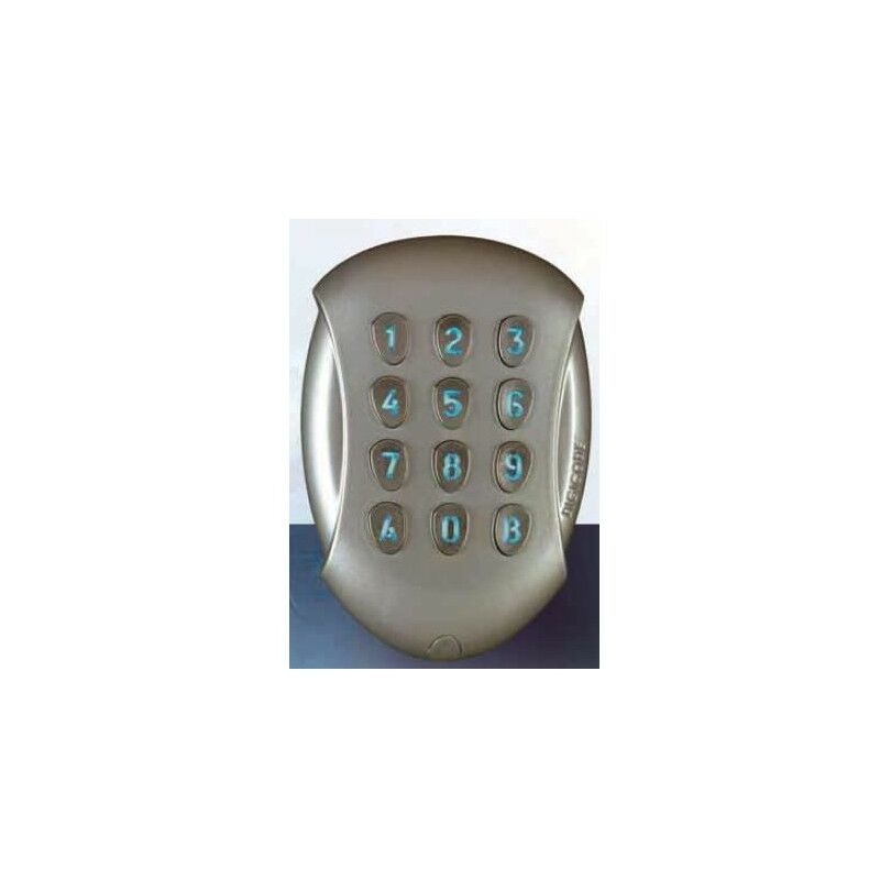 Digicode galeo en alliage d'aluminium avec électronique déportée 1 relais Cdvi