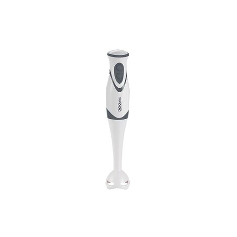 DIGIQUEST Frullatore ad immersione HANDY 250 S2, Doppia Velocità, Braccio Smontabile, Impugnatura Ergonomica ed Occhiello per Aggancio, Grigio