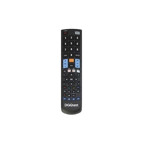 DIGIQUEST Programmabile 4 in 1 - Compatibile con tutti i TV, decoder, ricevitore, dvd e hifi. Pui controllare fino a 4 diversi dispositivi. Mantiene la programmazione anche dopo il cambio batterie