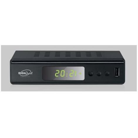 Digiquest Twin Tuner Small Edition Ethernet (RJ-45), Terrestrisch Full HD Schwarz