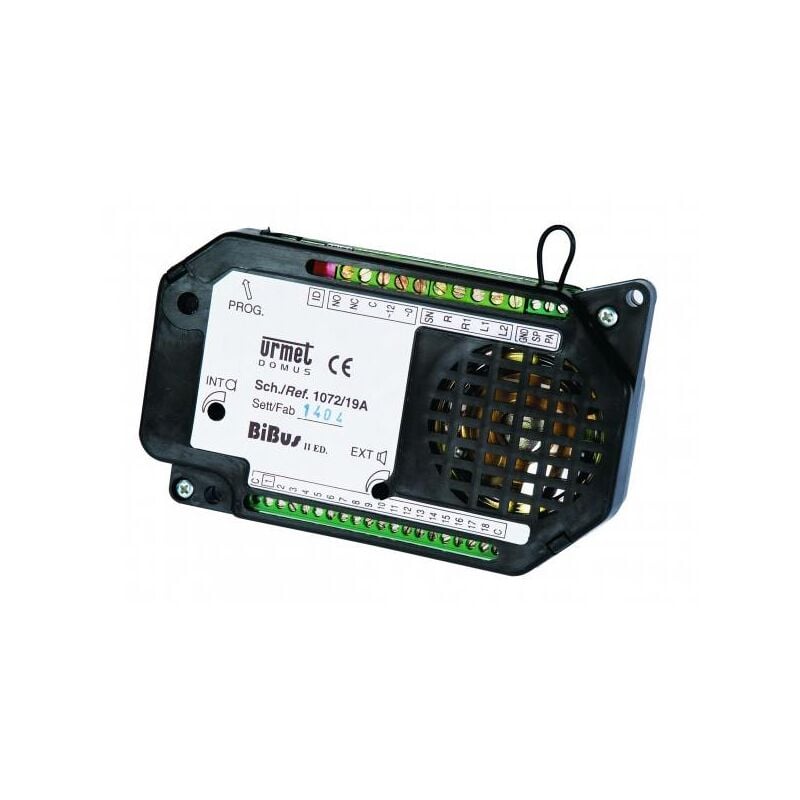 Digitalisateur bibus pour 18 touches d'appel avec micro-HP ampli intégré Urmet 1072/19AH