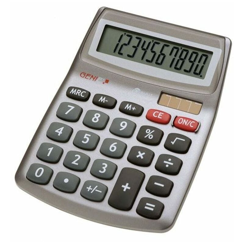 Valuex - 540 10 Digit Desktop Calculato Silve