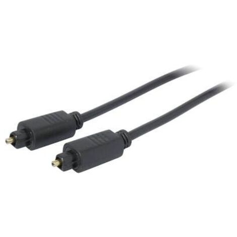 Digital Audio Cavo di collegamento Kash Toslink [1x Spina Toslink (ODT) - 1x Spina Toslink (ODT)] 2 m Nero
