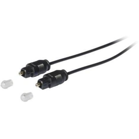 Digital Audio Cavo Kash Toslink [1x Spina Toslink (ODT) - 1x Spina Toslink (ODT)] 1.00 m Nero