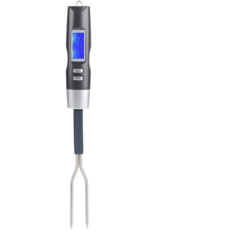 Digital BBQ Meat Thermometer Fork Grill Fork with LCD Disply